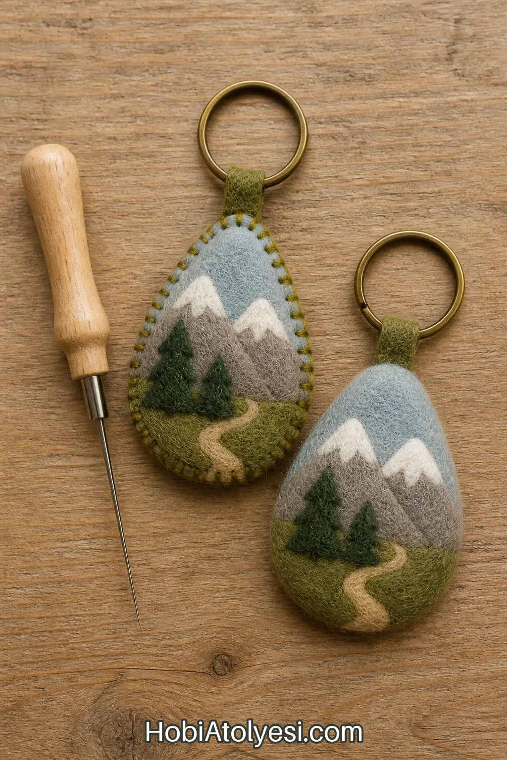 Felting needle ile kenar sabitleme alternatifi ve dikiş karşılaştırması